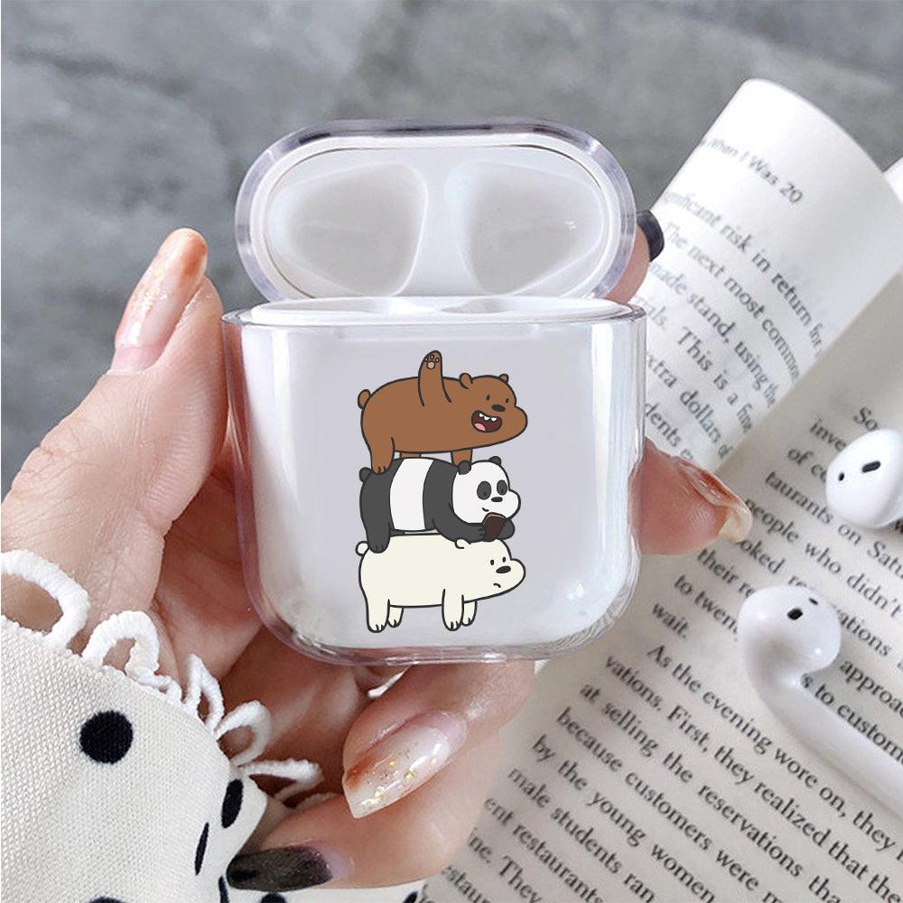 We Bare Bear Apple Airpods Clear Case