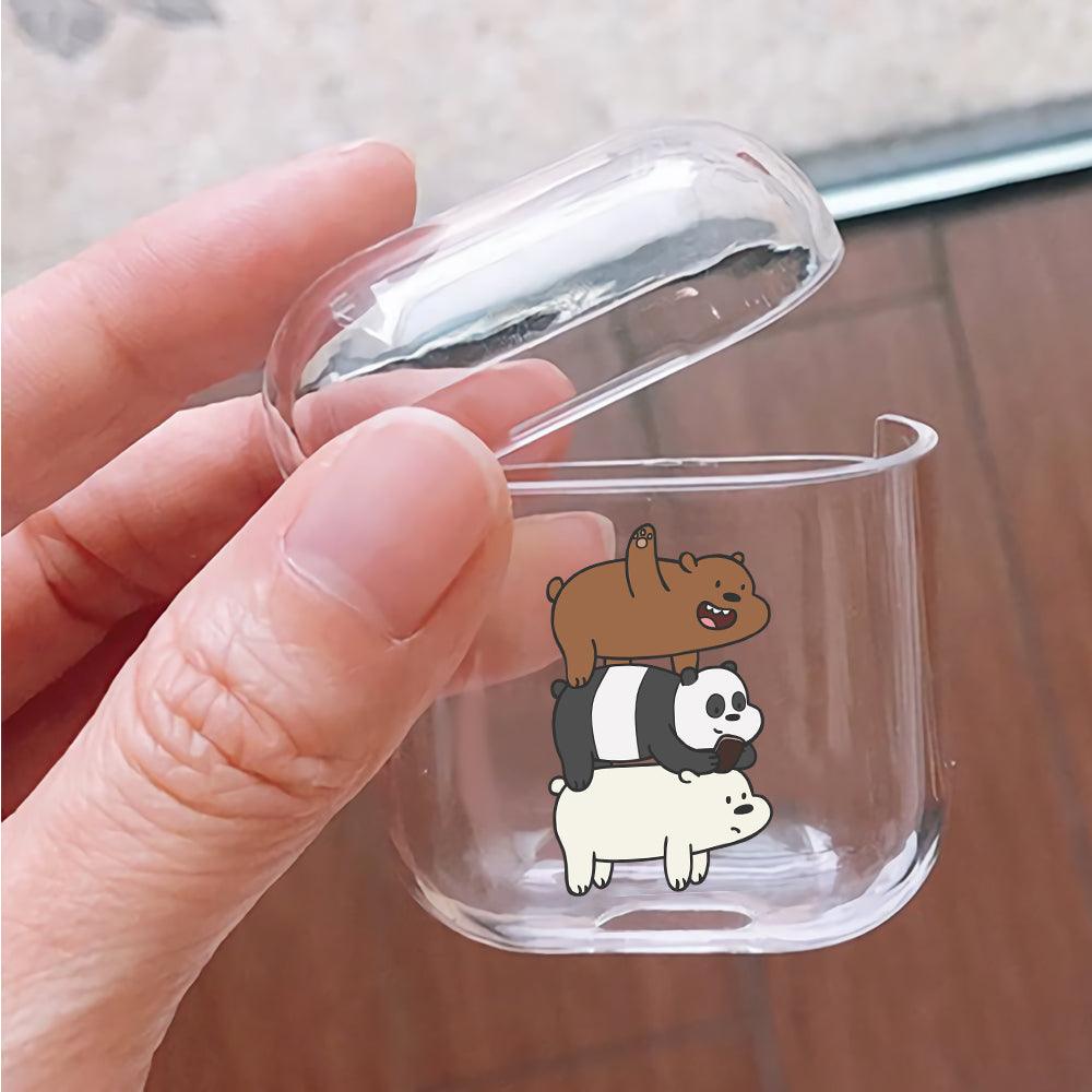We Bare Bear Apple Airpods Clear Case