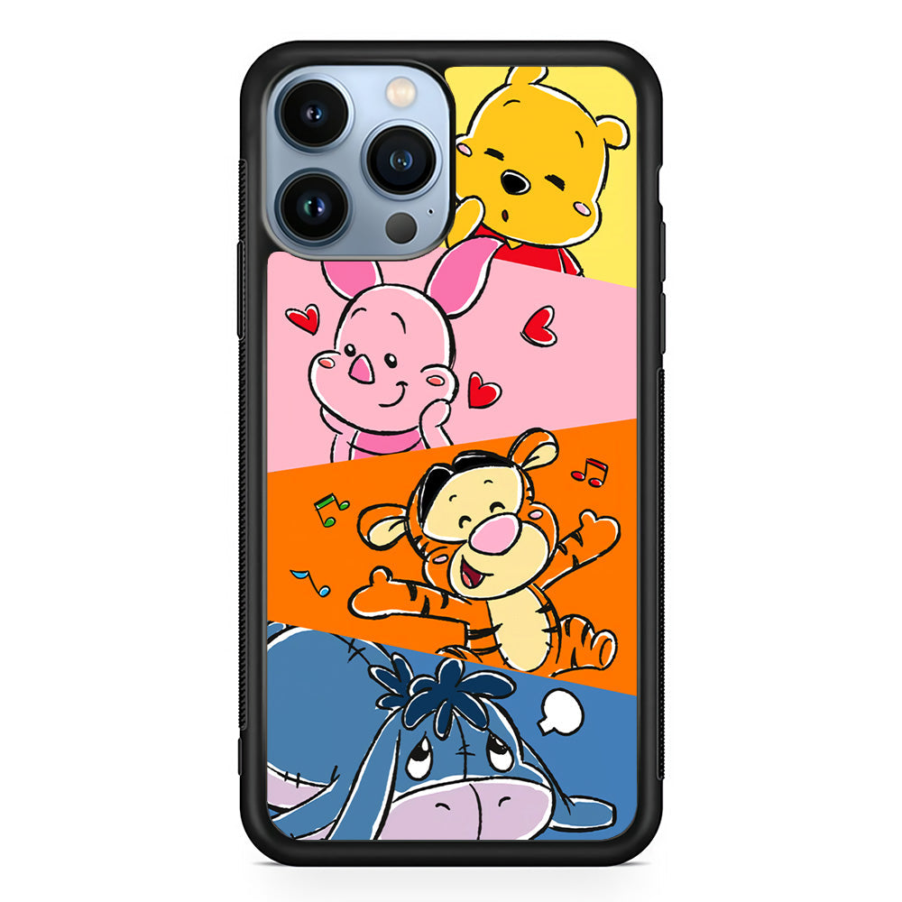 Winnie The Pooh Duty on Plesure iPhone 15 Pro Case - Carneyforia