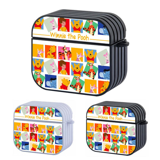 Winnie The Pooh Face in Frame Apple Airpods 4 Case