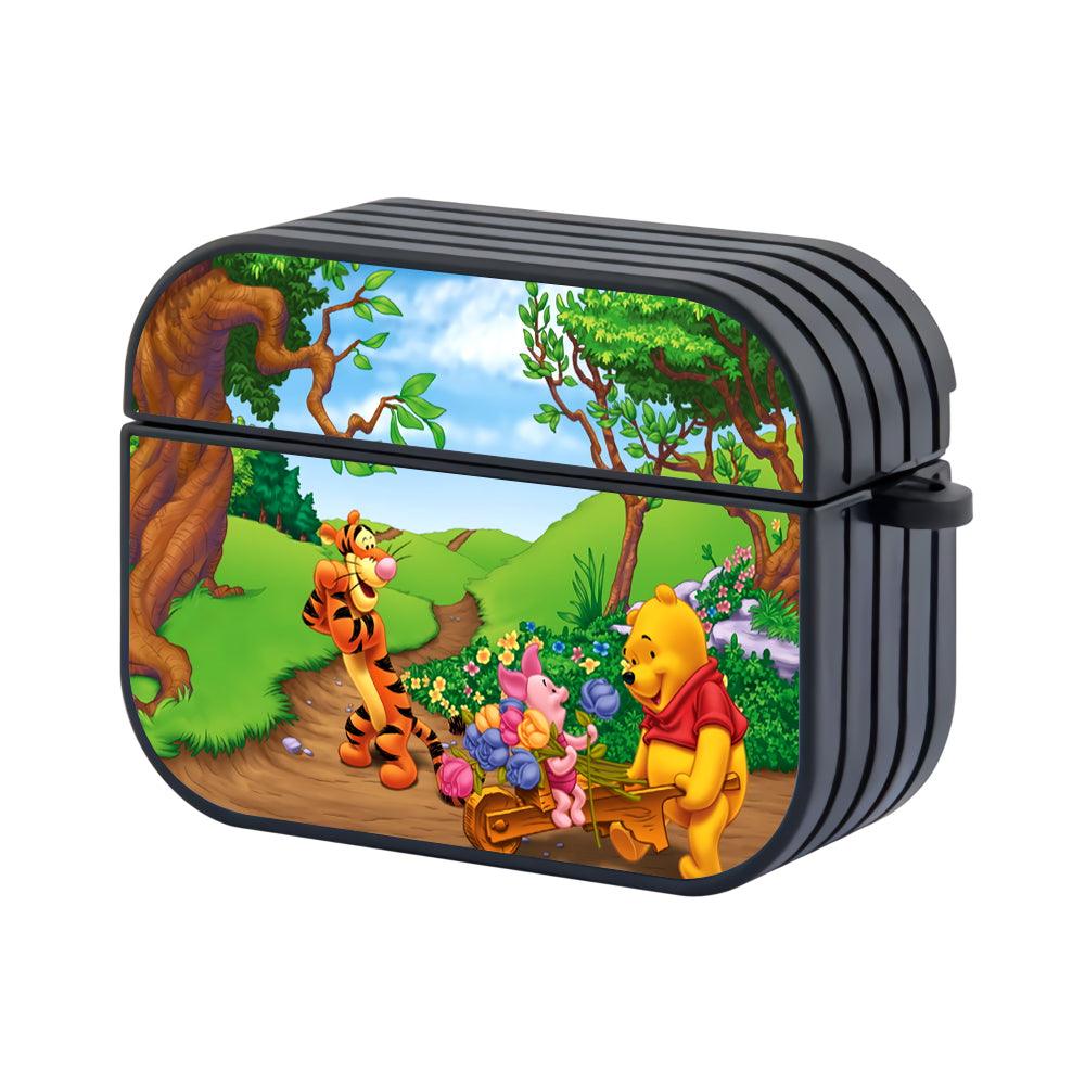 Winnie The Pooh Lovely Morning Apple Airpods Pro 3 Case Black