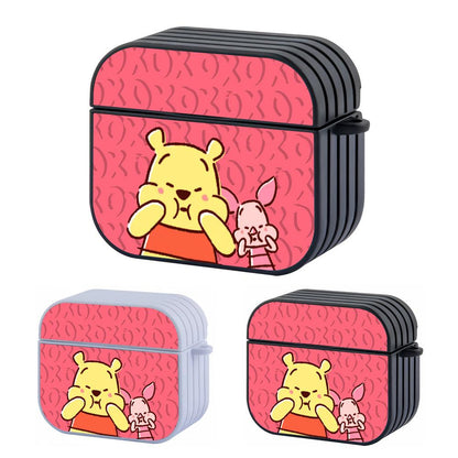 Winnie The Pooh Make Adorable Face Apple Airpods 4 Case
