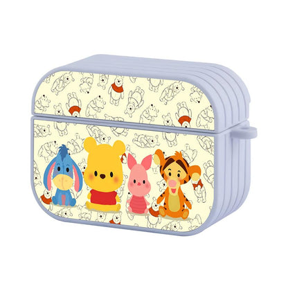 Winnie The Pooh Tiny Members Apple Airpods Pro 3 Case White