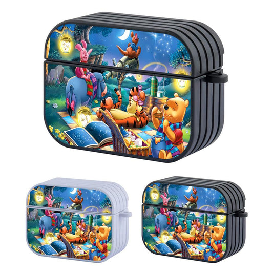 Winnie The Pooh Together in the Starry Night Apple Airpods Pro 3 Case-Carneyforia