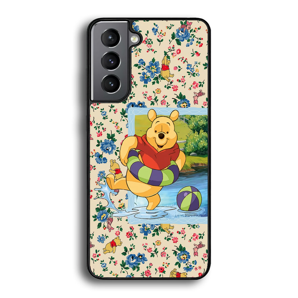 Winnie The Pooh Water Play Samsung Galaxy A15 Case - Carneyforia