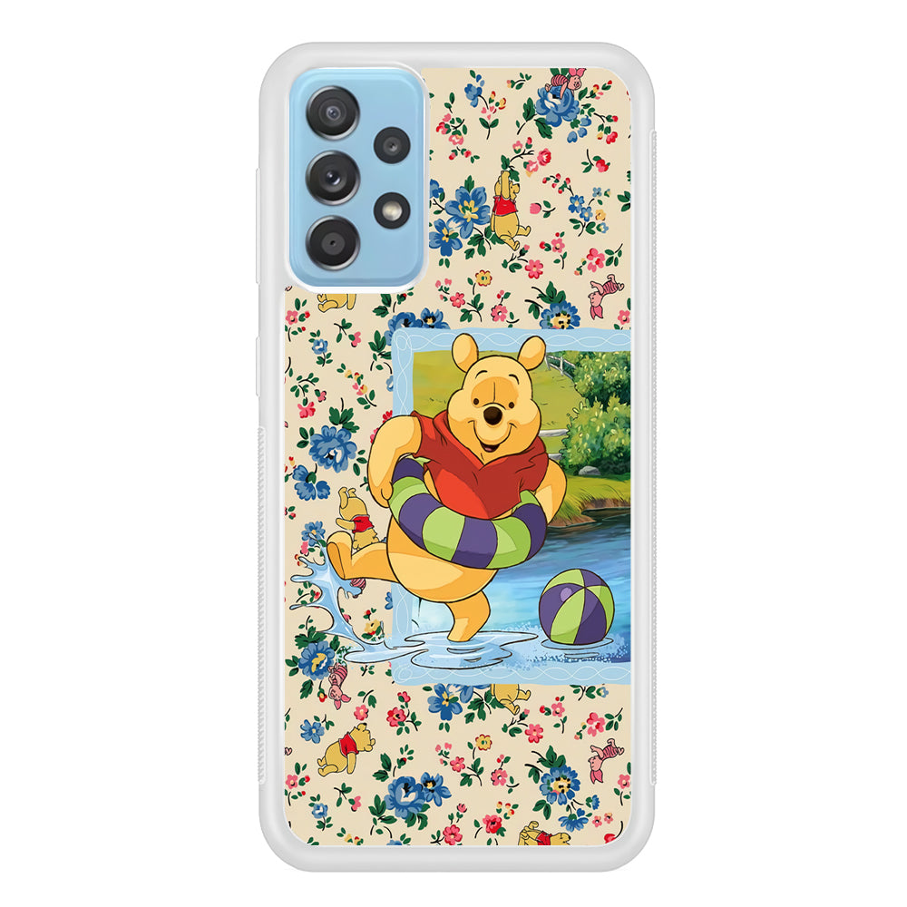 Winnie The Pooh Water Play Samsung Galaxy A52 Case