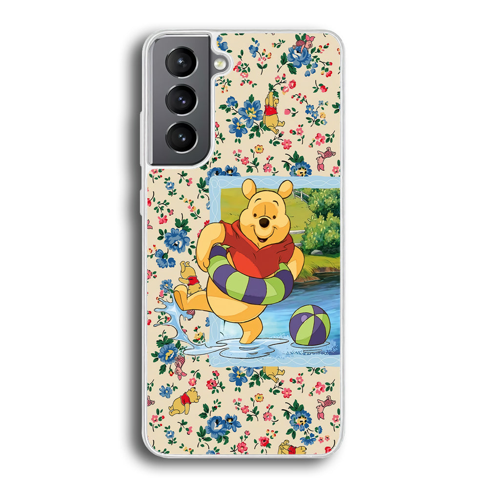 Winnie The Pooh Water Play Samsung Galaxy S21 Case