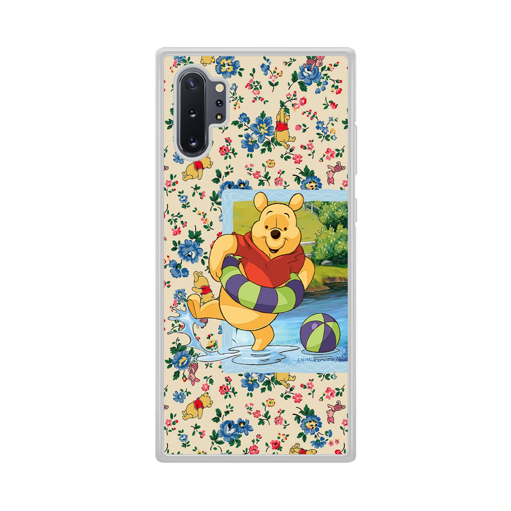 Winnie The Pooh Water Play Samsung Galaxy Note 10 Plus Case