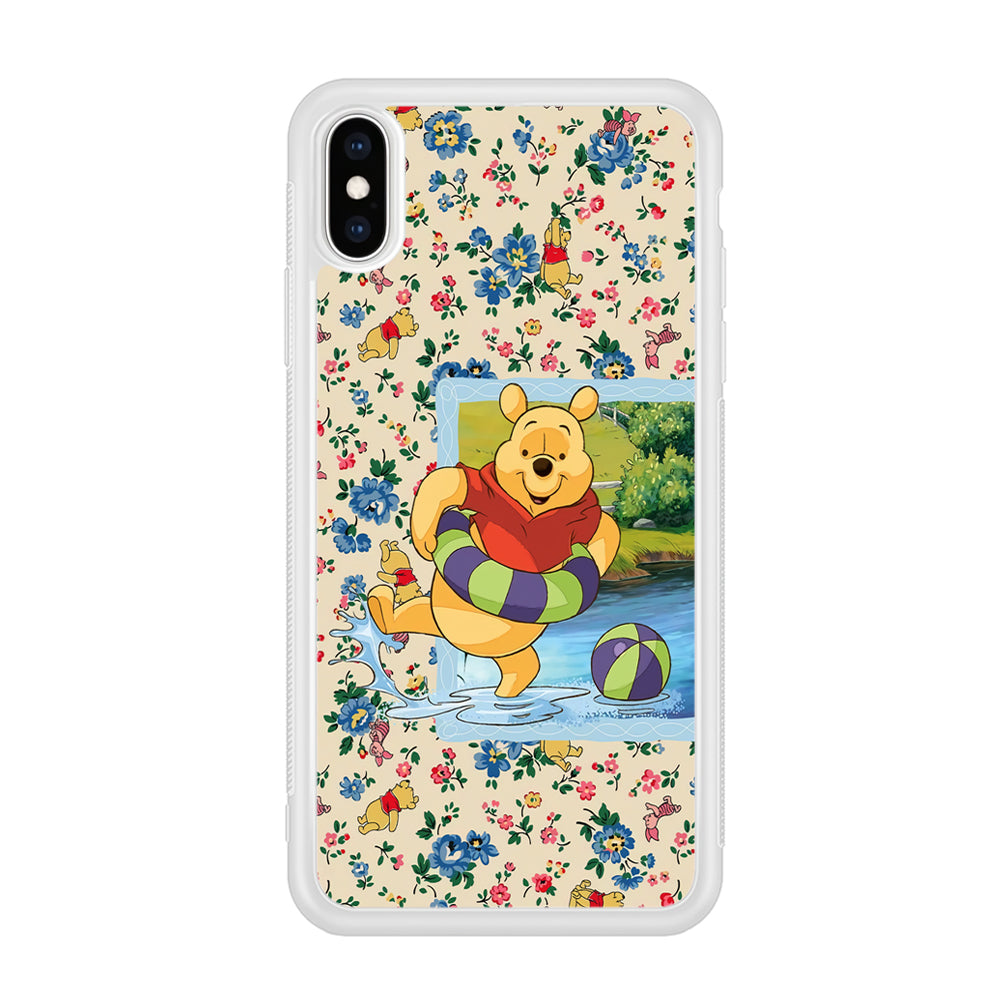 Winnie The Pooh Water Play iPhone XS Case