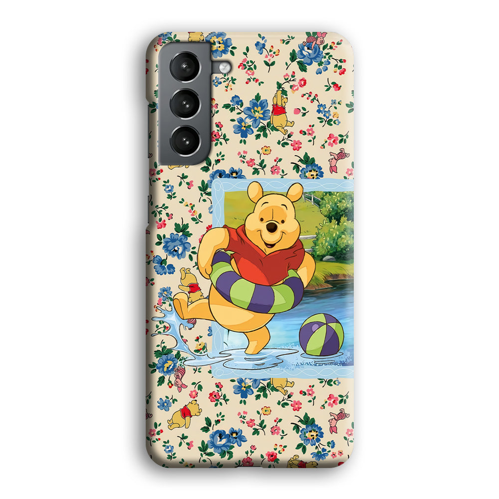 Winnie The Pooh Water Play Samsung Galaxy S21 Plus Case