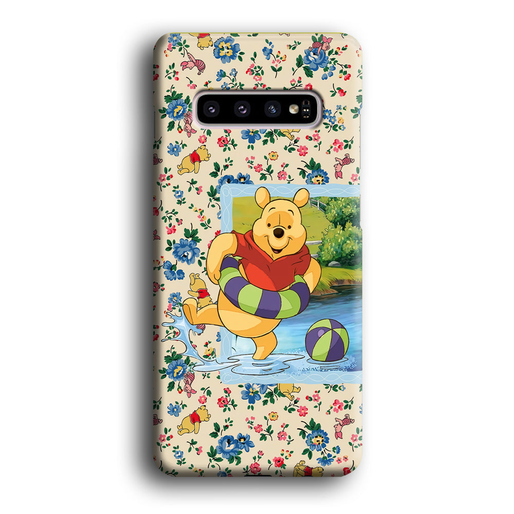 Winnie The Pooh Water Play Samsung Galaxy S10 Case