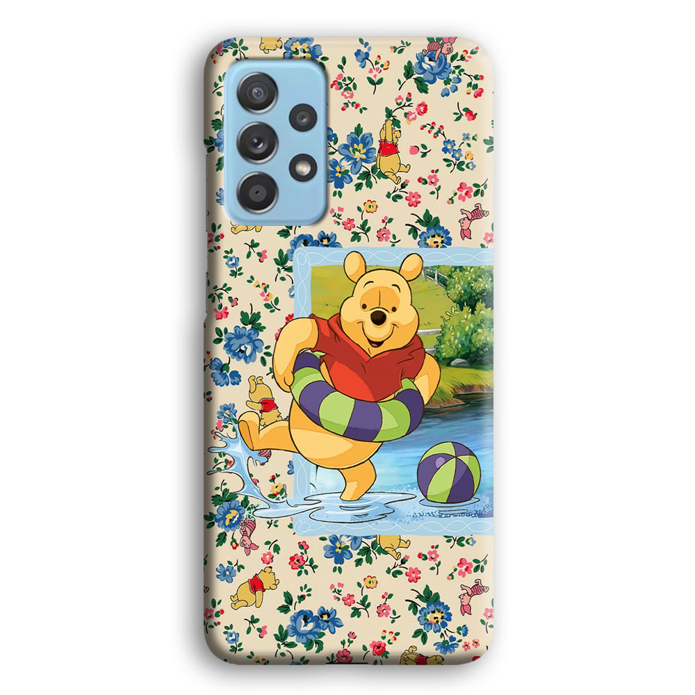 Winnie The Pooh Water Play Samsung Galaxy A52 Case