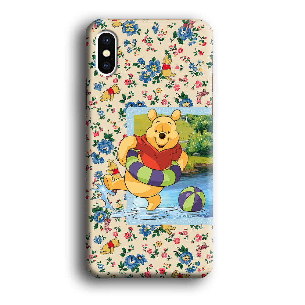 Winnie The Pooh Water Play iPhone XS Case