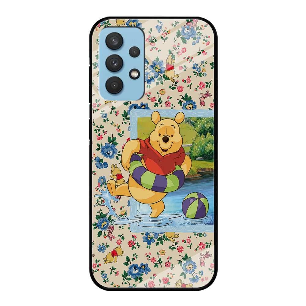 Winnie The Pooh Water Play Samsung Galaxy A32 Case