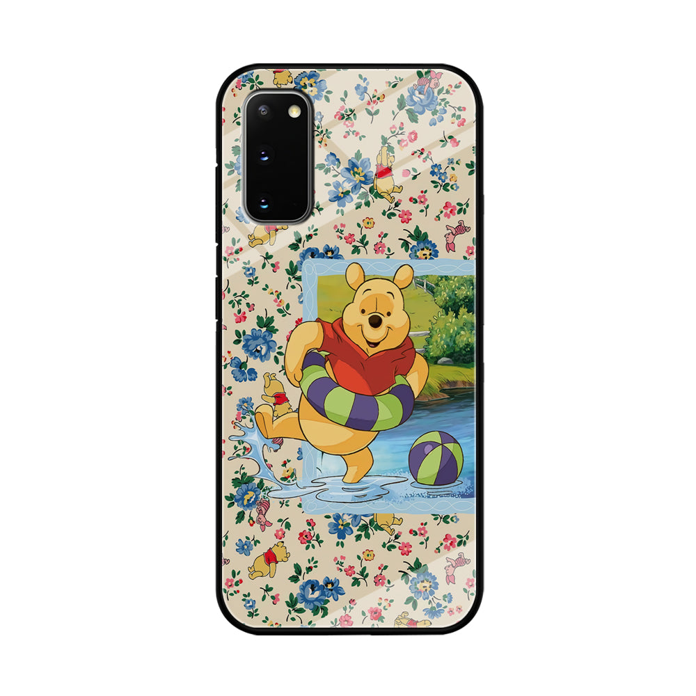 Winnie The Pooh Water Play Samsung Galaxy S20 Case