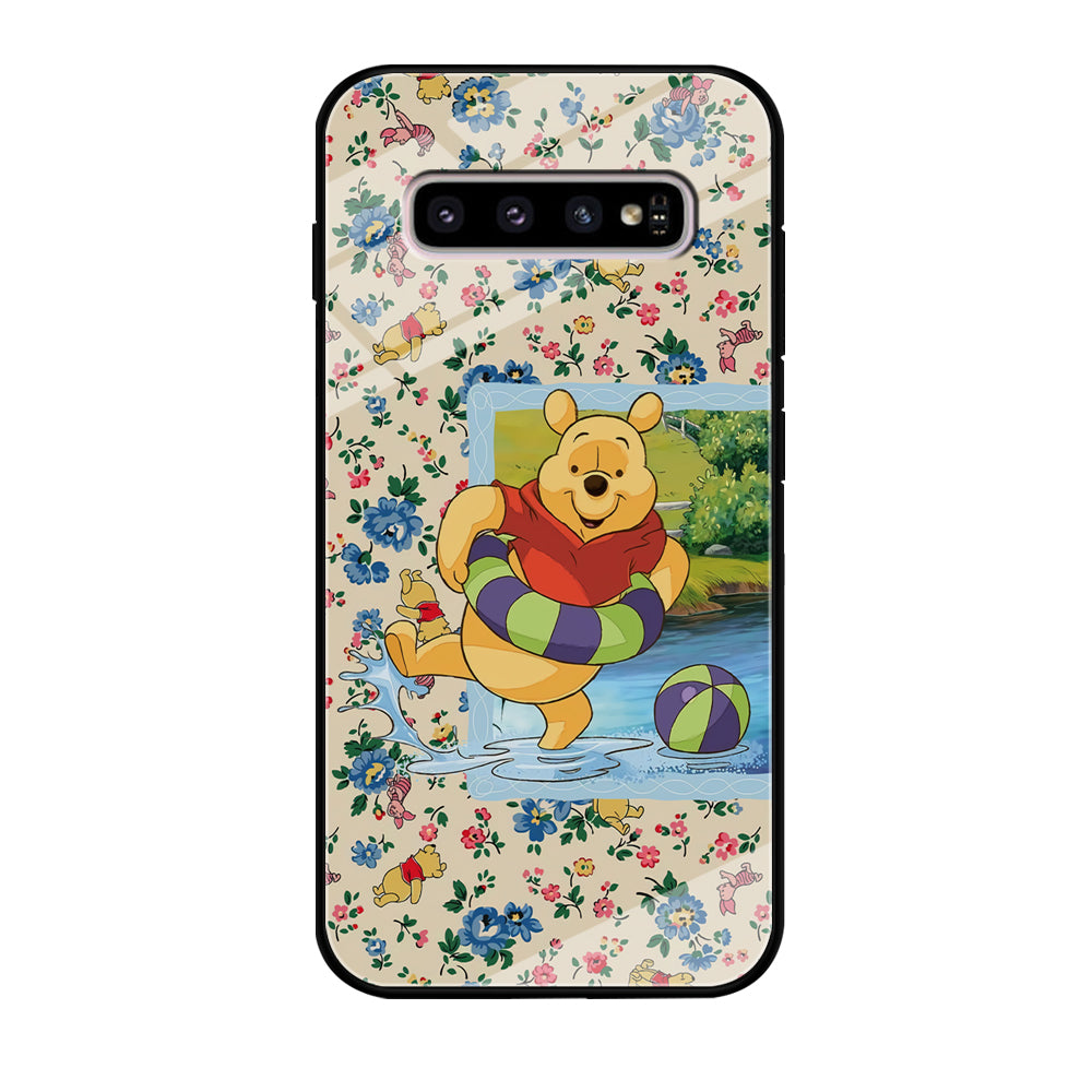 Winnie The Pooh Water Play Samsung Galaxy S10 Case