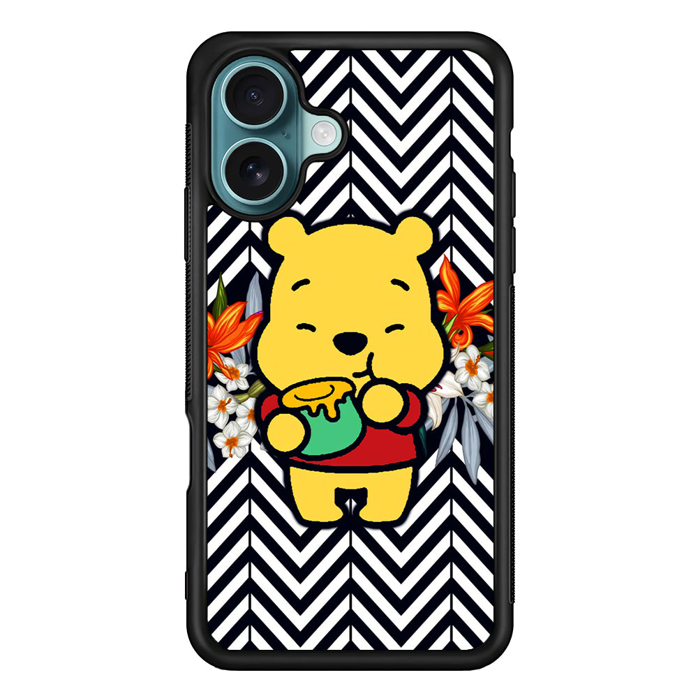 Winnie The Pooh a Bucket of Honey iPhone 16 Case