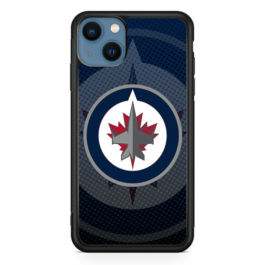 Winnipeg Jets Logo And Shadows iPhone 14 Plus Case - Carneyforia