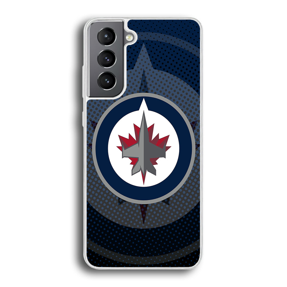 Winnipeg Jets Logo And Shadows Samsung Galaxy S21 Plus Case