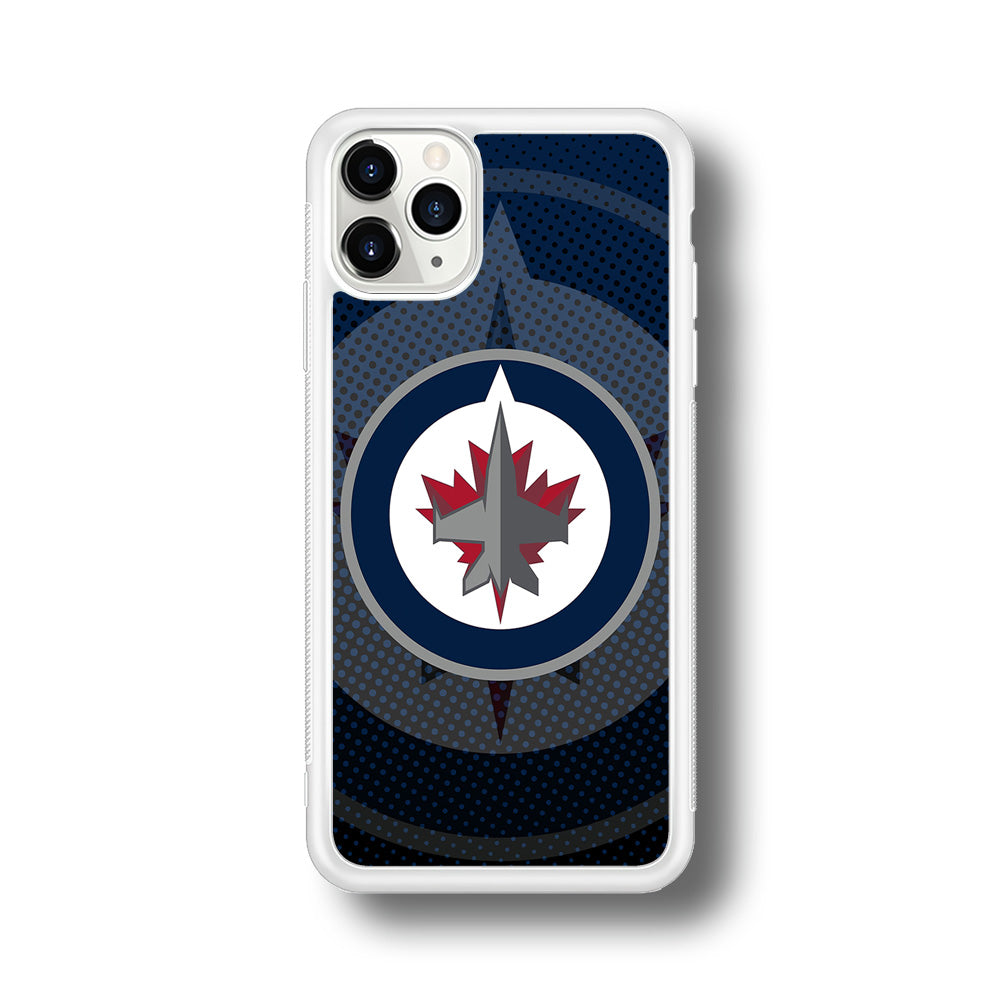 Winnipeg Jets Logo And Shadows iPhone 11 Pro Max Case