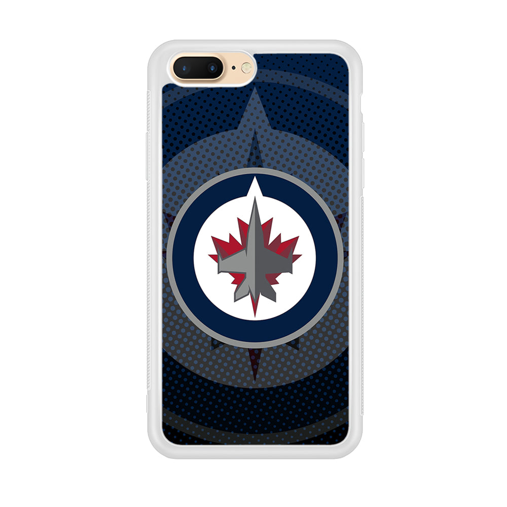 Winnipeg Jets Logo And Shadows iPhone 8 Plus Case