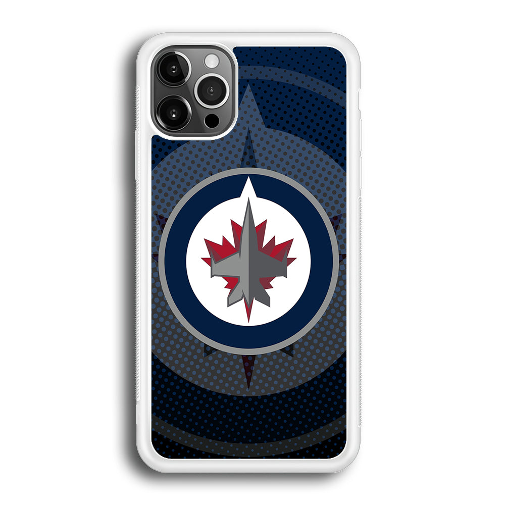 Winnipeg Jets Logo And Shadows iPhone 12 Pro Max Case