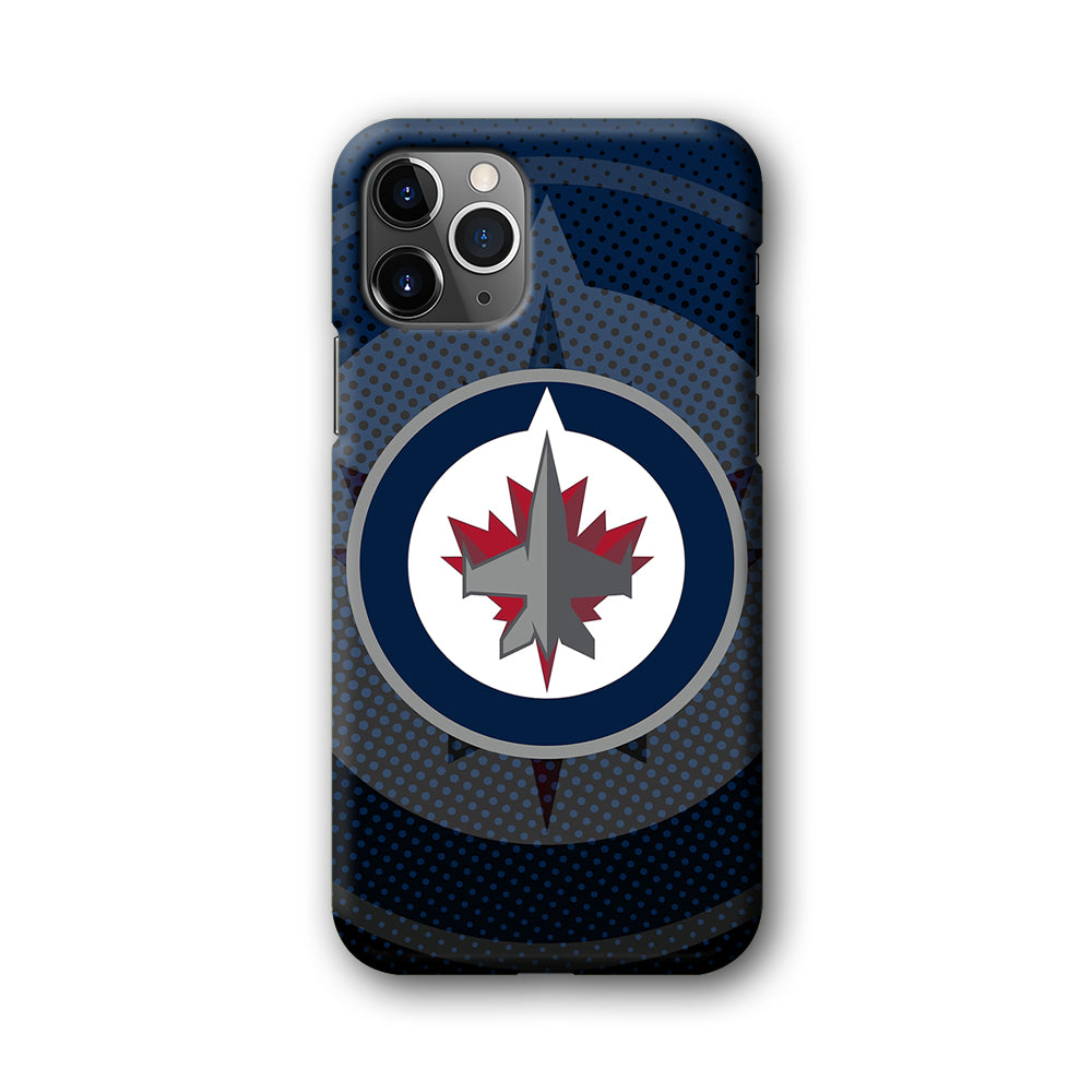 Winnipeg Jets Logo And Shadows iPhone 11 Pro Max Case