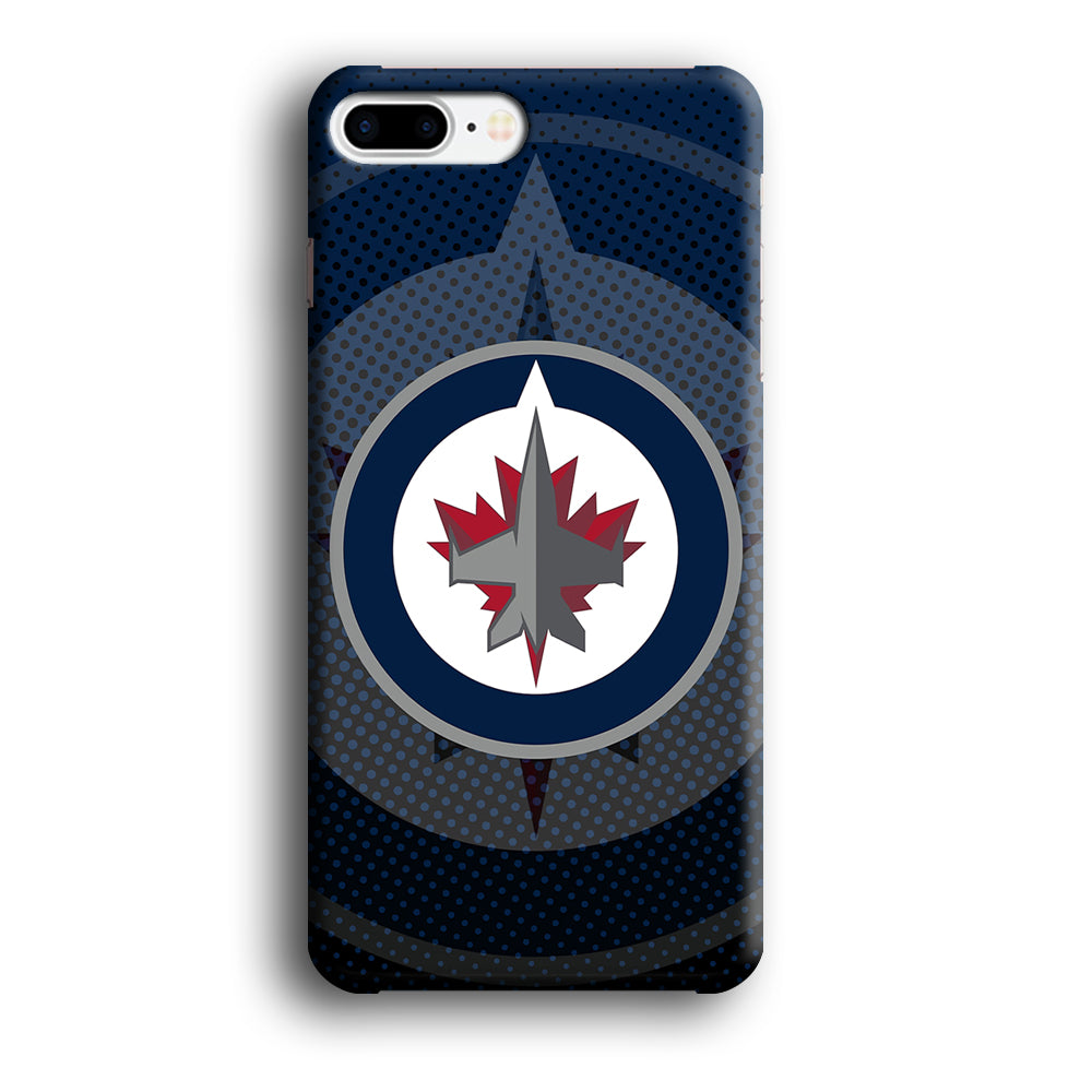 Winnipeg Jets Logo And Shadows iPhone 8 Plus Case