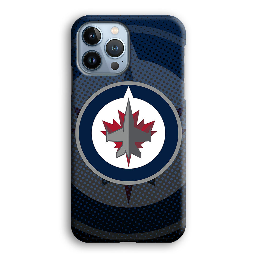 Winnipeg Jets Logo And Shadows iPhone 13 Pro Max Case