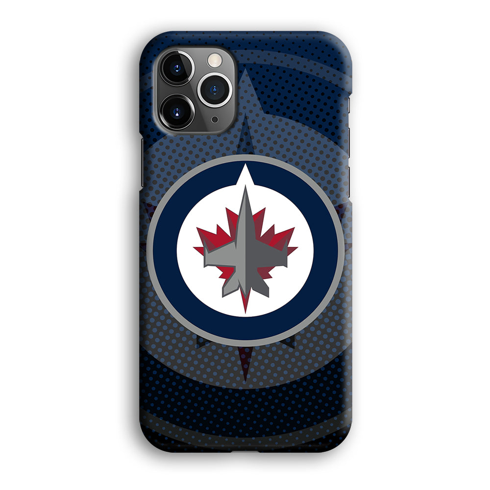 Winnipeg Jets Logo And Shadows iPhone 12 Pro Max Case