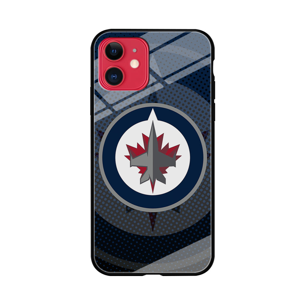 Winnipeg Jets Logo And Shadows iPhone 11 Case