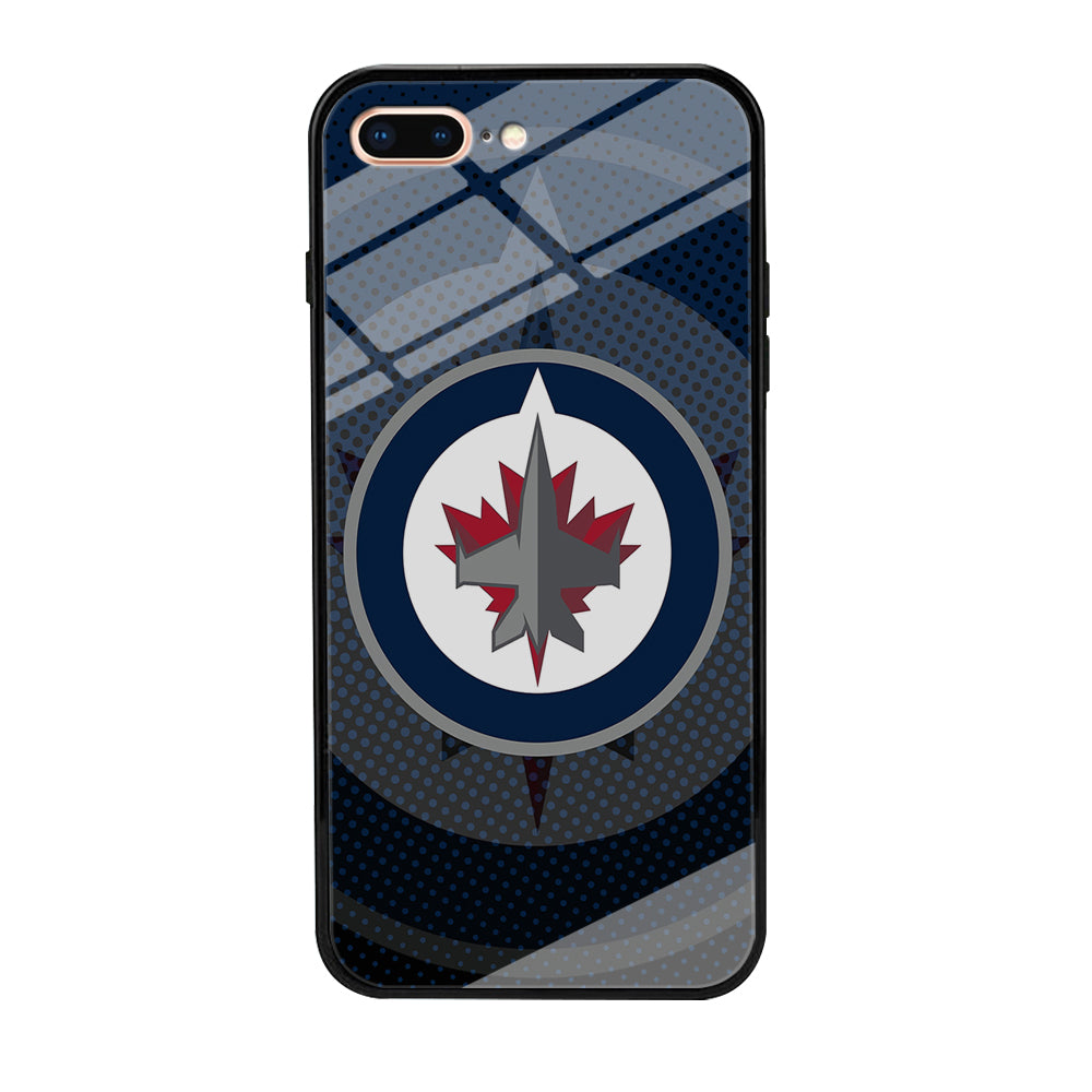 Winnipeg Jets Logo And Shadows iPhone 8 Plus Case