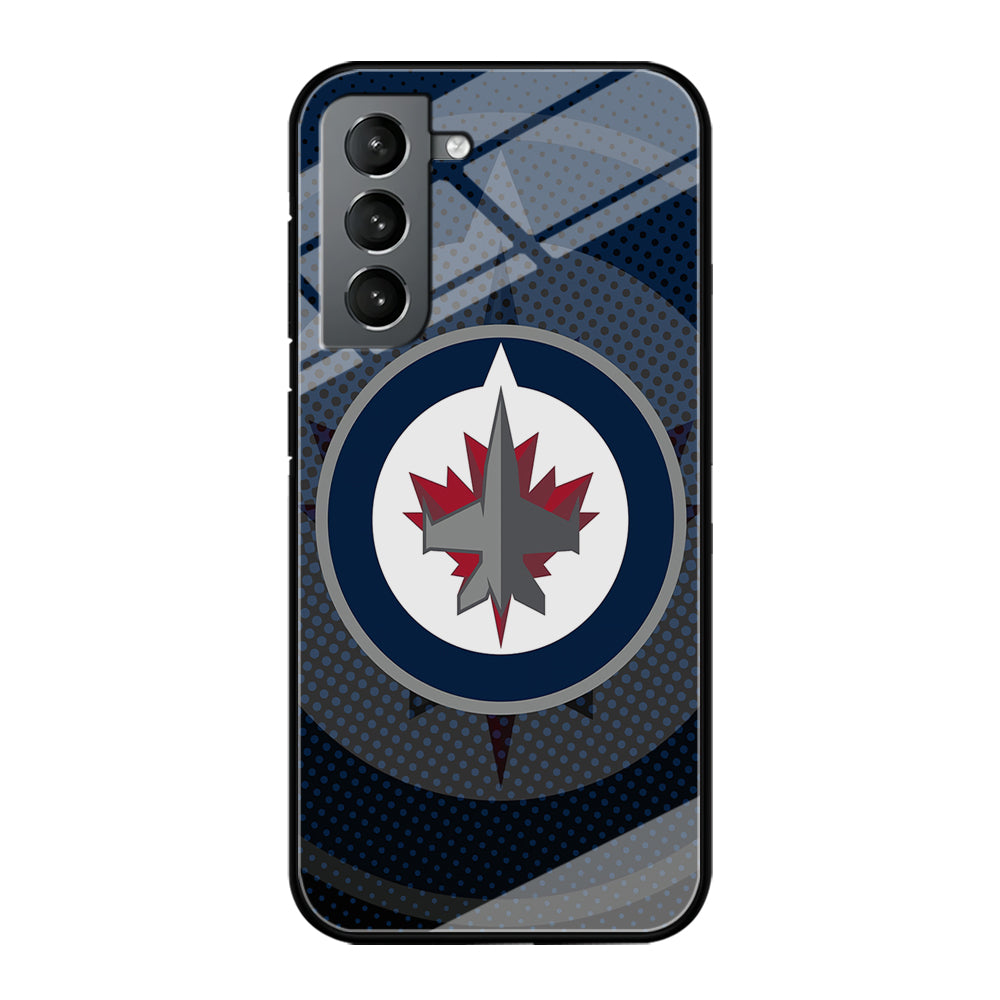 Winnipeg Jets Logo And Shadows Samsung Galaxy S21 Case