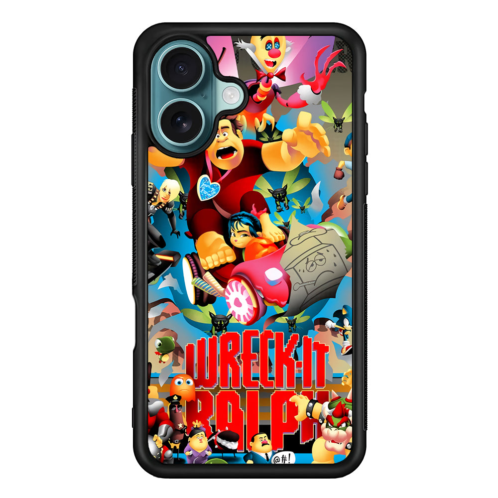 Wreck-It Ralph Poster iPhone 16 Case