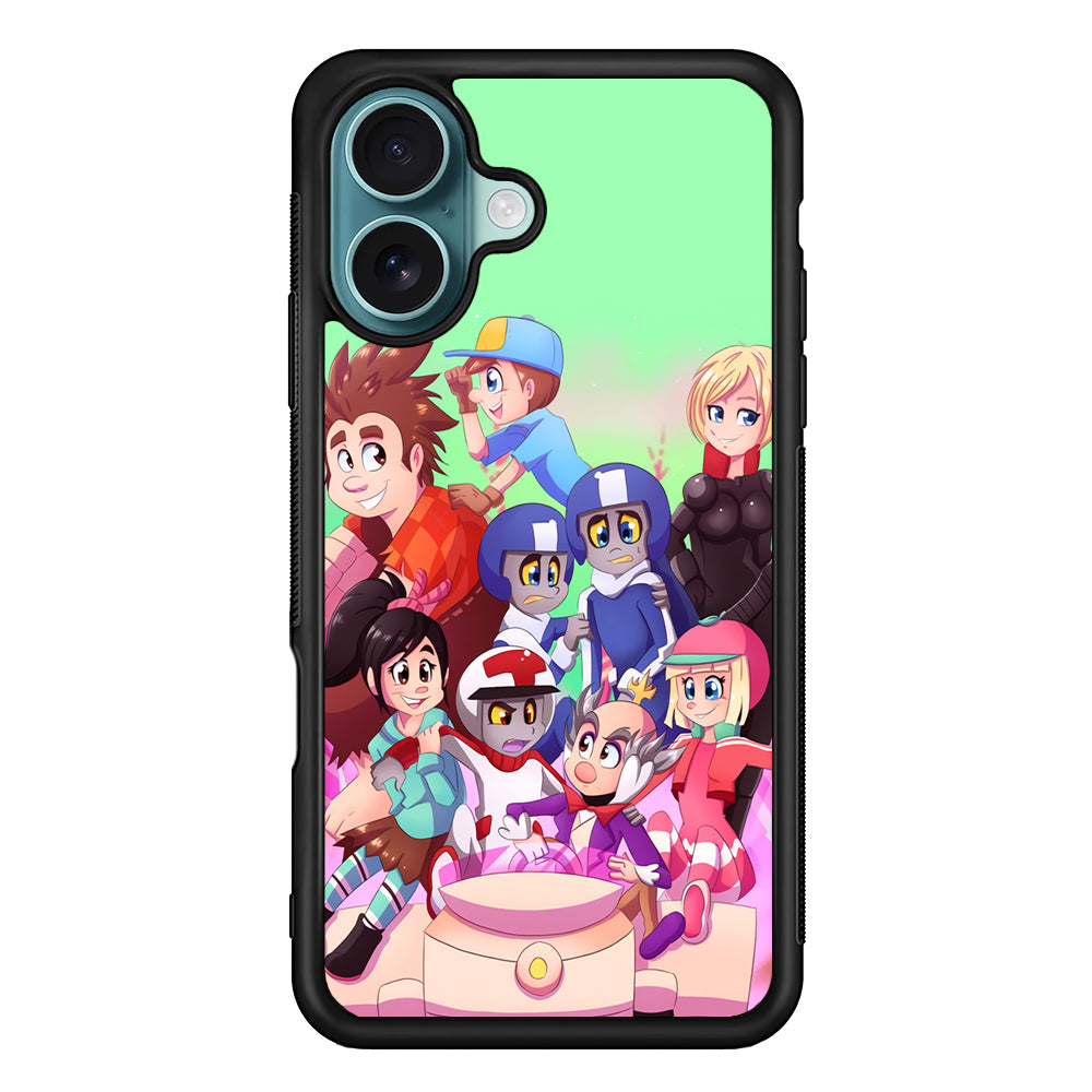 Wreck-It Ralph Race Team iPhone 16 Case