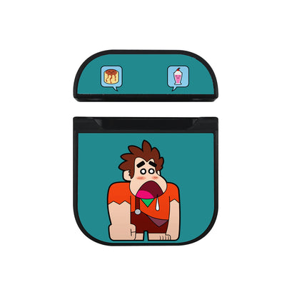 Wreck It Ralph Feeling Hungry Apple Airpods Case Black