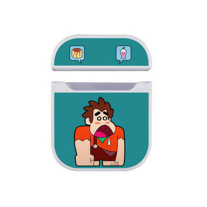 Wreck It Ralph Feeling Hungry Apple Airpods Case White