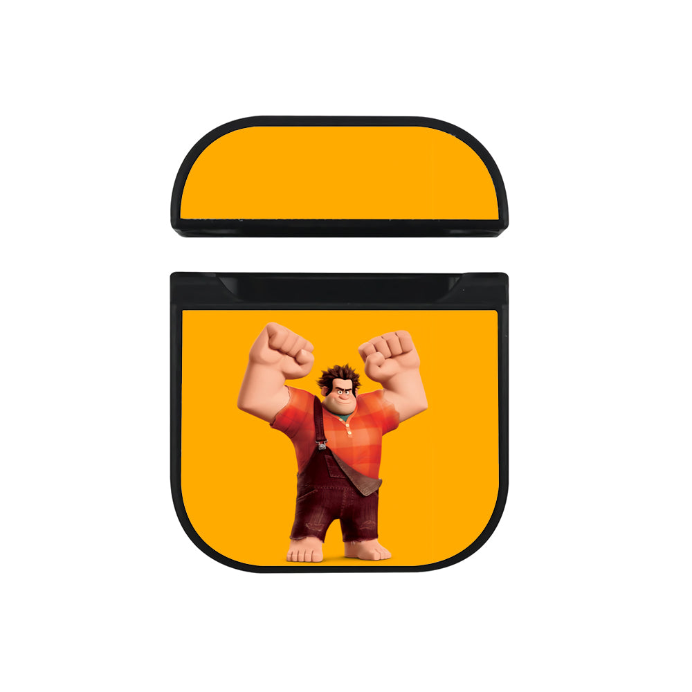Wreck It Ralph Strong Apple Airpods Case Black