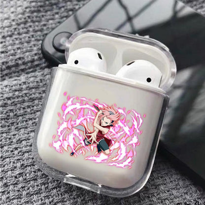 Young Sakura Haruno Apple Airpods Clear Case