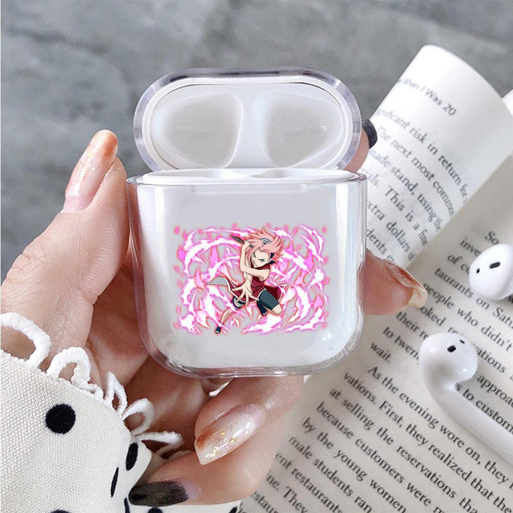 Young Sakura Haruno Apple Airpods Clear Case