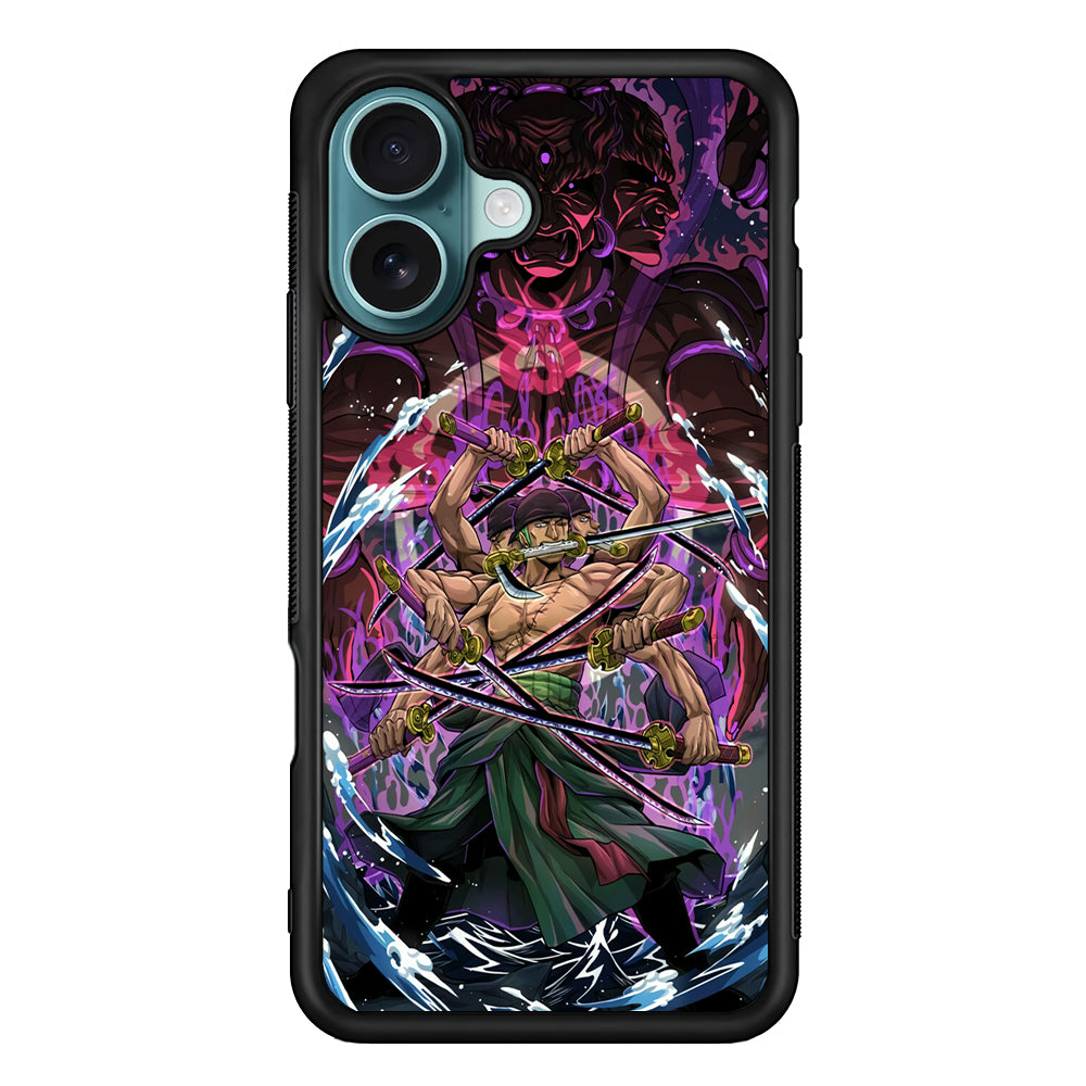 Zoro Ashura Sword Style iPhone 16 Case