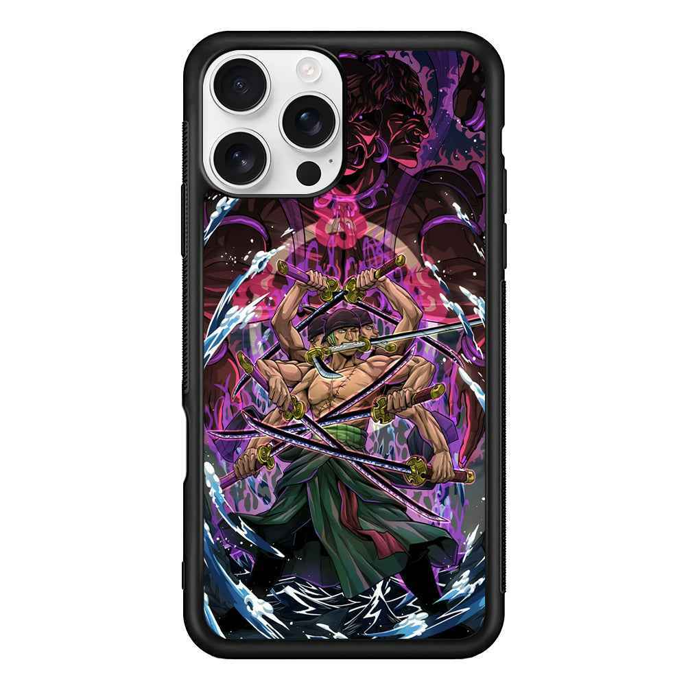 Zoro Ashura Sword Style iPhone 16 Pro Case