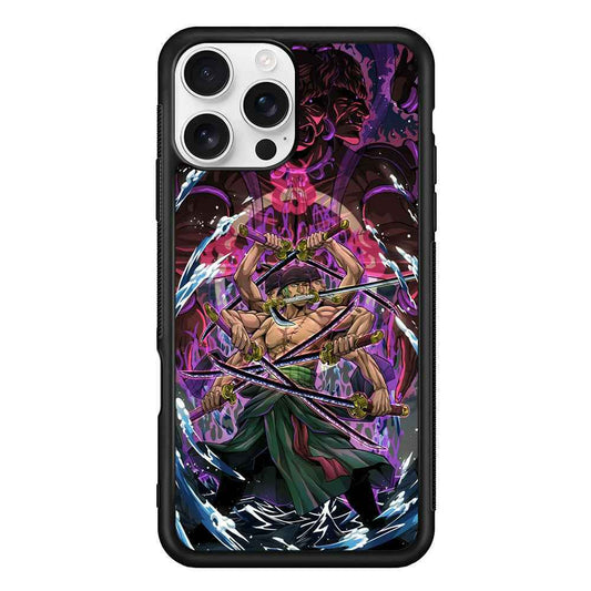 Zoro Ashura Sword Style iPhone 16 Pro Max Case