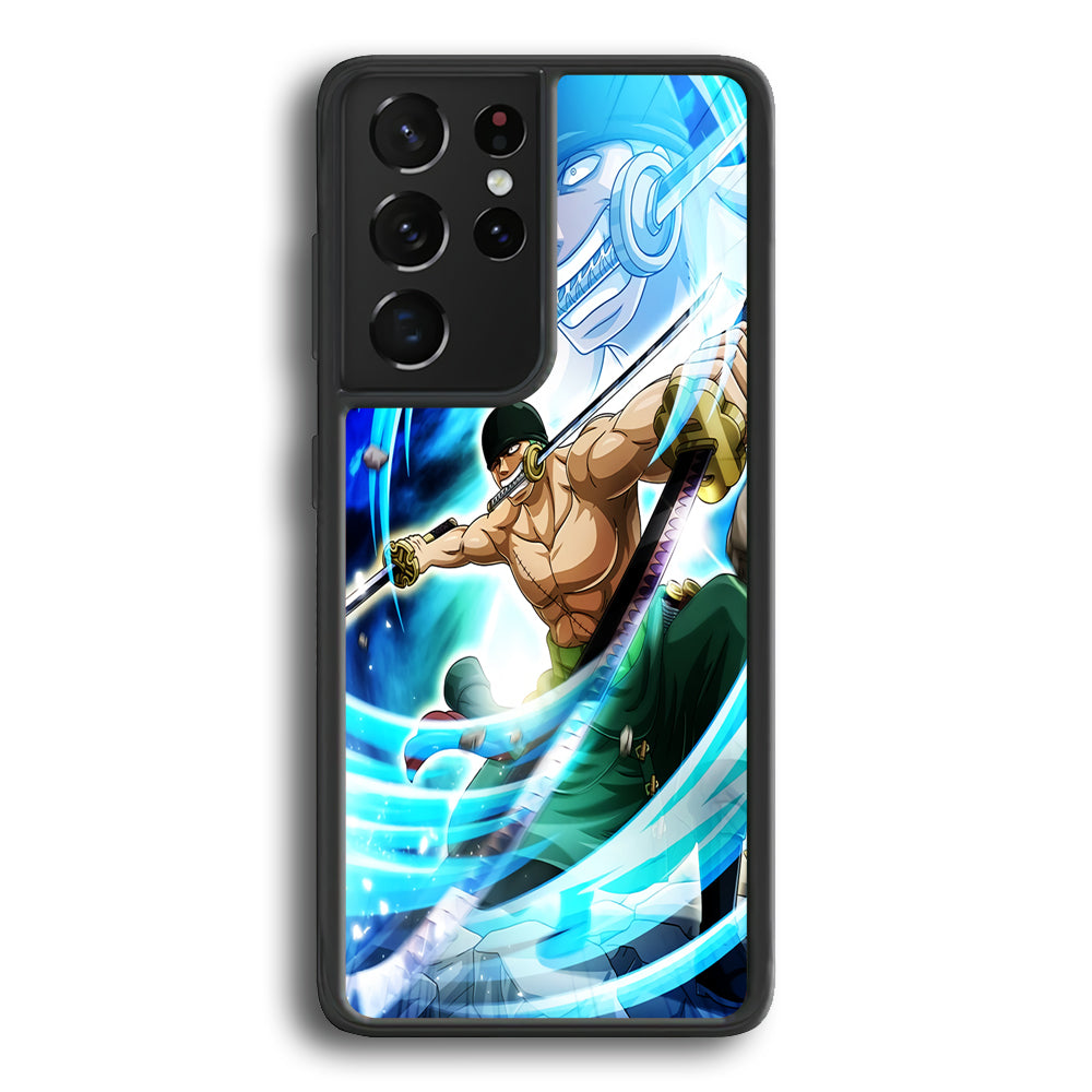 Zoro One Piece Character Samsung Galaxy S21 Ultra Case