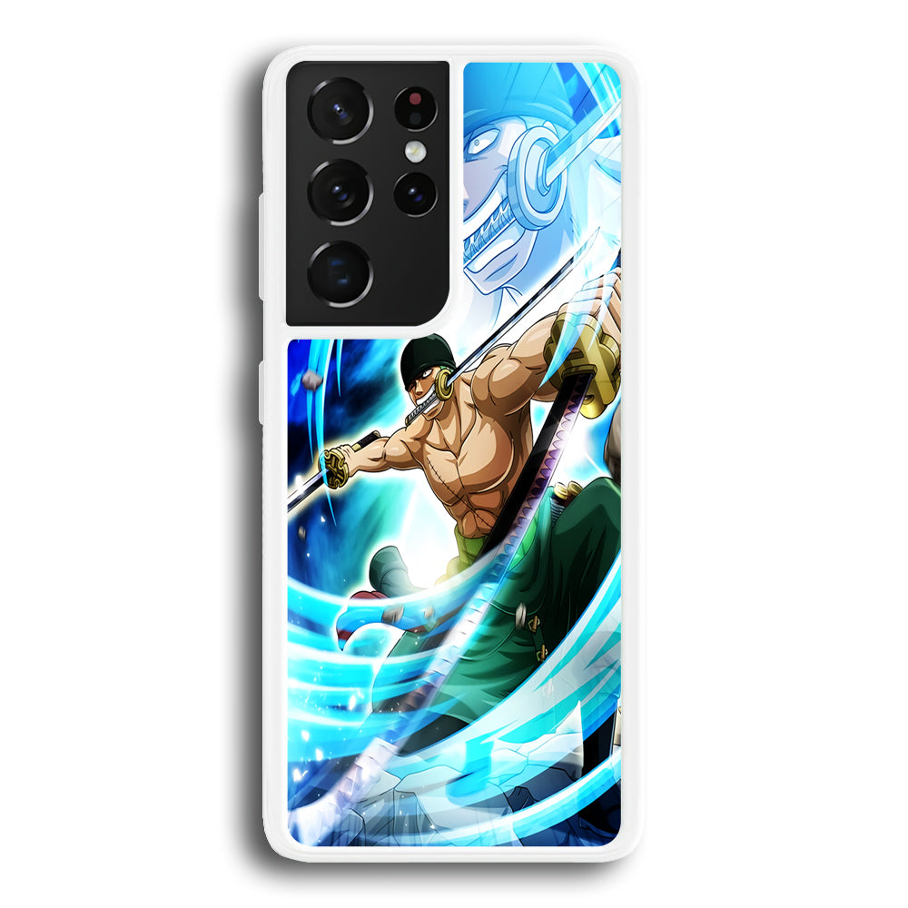 Zoro One Piece Character Samsung Galaxy S21 Ultra Case