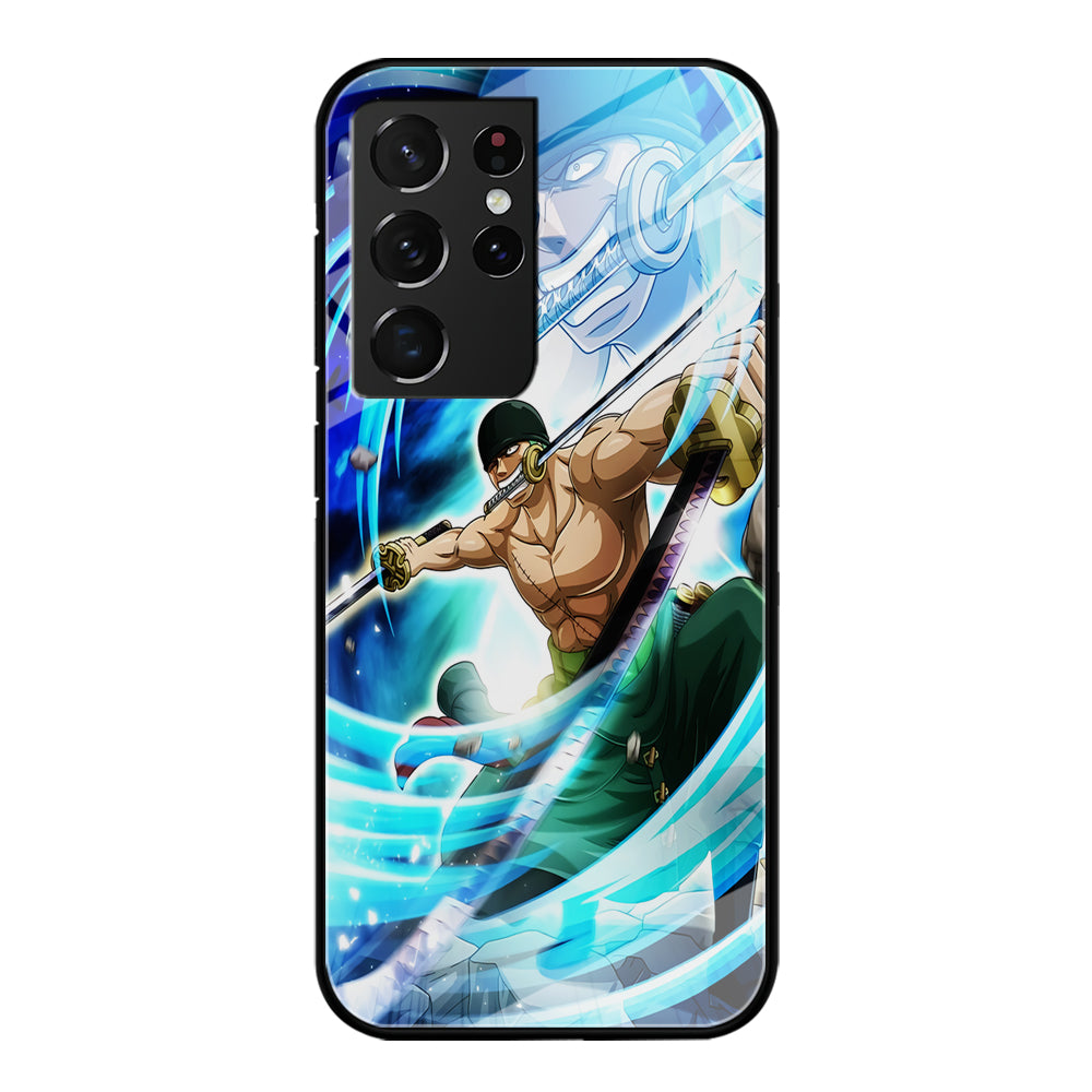 Zoro One Piece Character Samsung Galaxy S21 Ultra Case