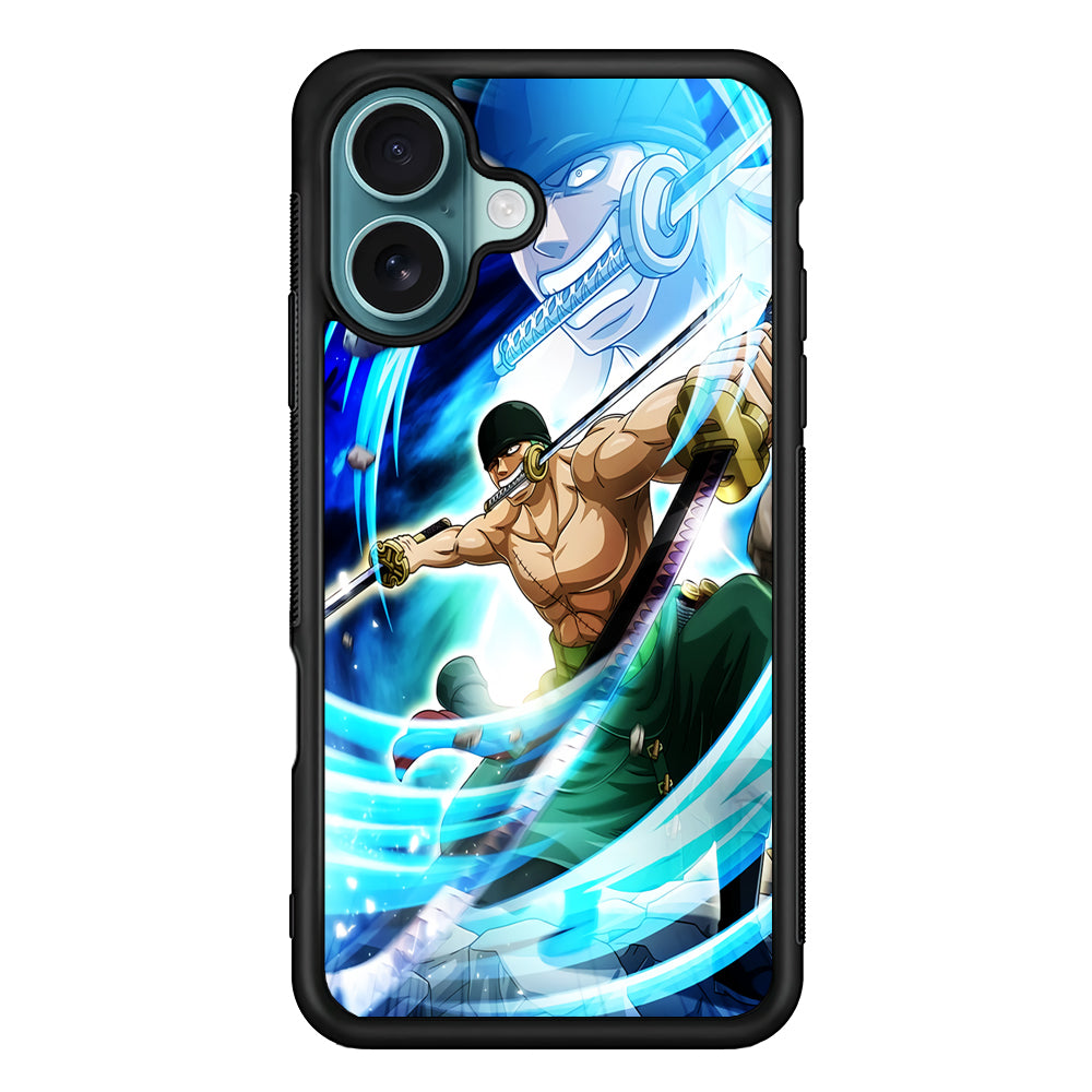 Zoro One Piece Character iPhone 16 Case