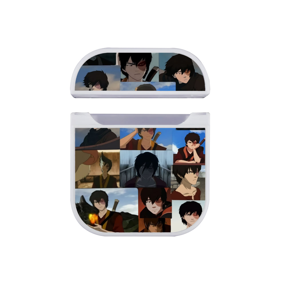 Zuko Avatar Aesthetic Collage Apple Airpods Case White