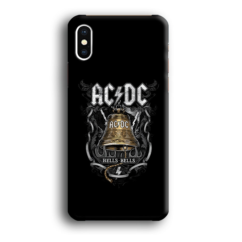 ACDC Golden Bell iPhone X Case