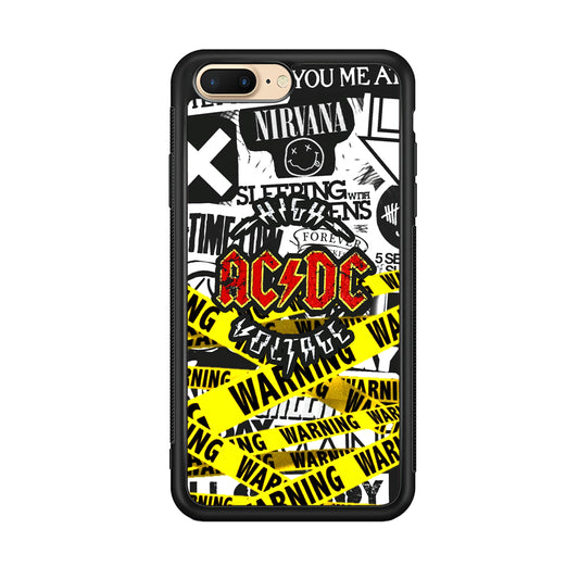 ACDC Warning It's High Voltage iPhone 7 Plus Case